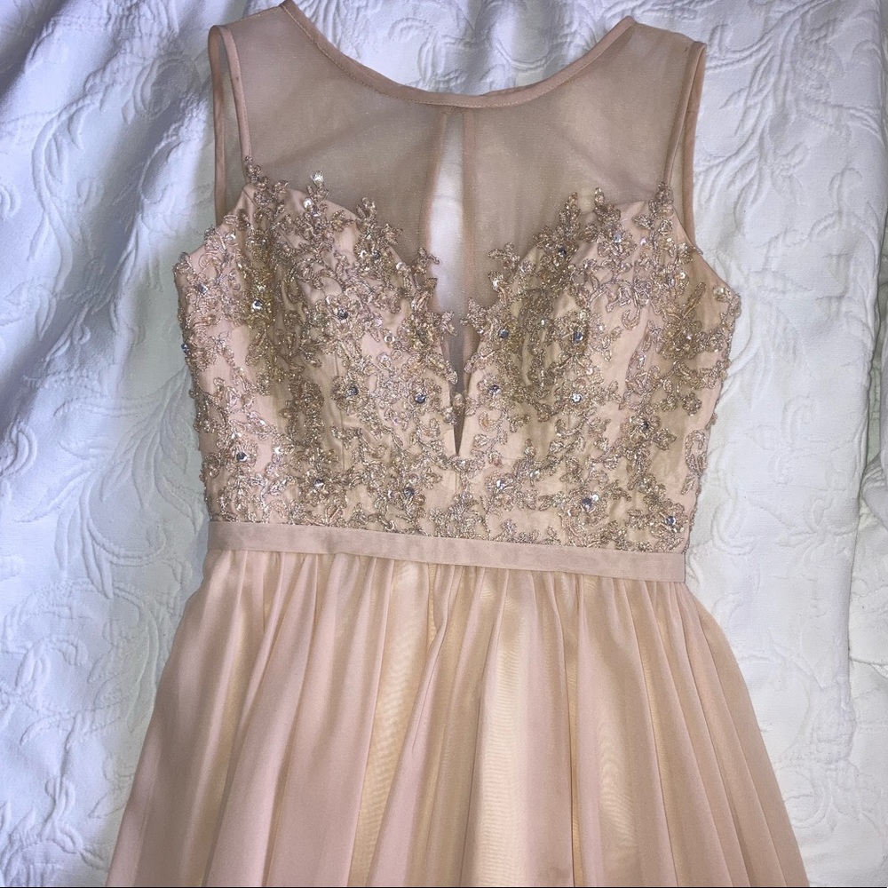 Champagne Bridesmaid Dress